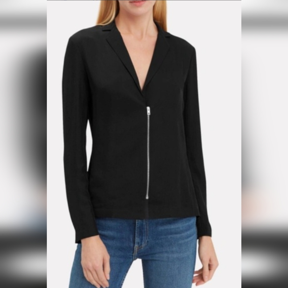 Rag & Bone Womens Jennie Blazer Top Black Size 00